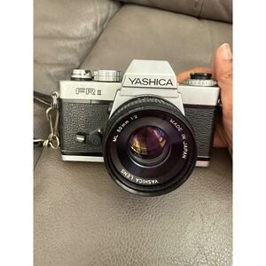 Yashica FR II 35mm SLR Film Camera Yashica ML 50mm f2 Lens Hoya Filter Japan